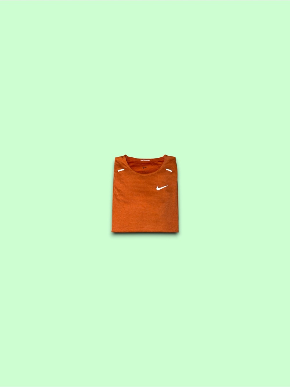 Nike Men's Dri-Fit Rise 365 Running Training Top Tee CJ5420-815 Monarch Orange S